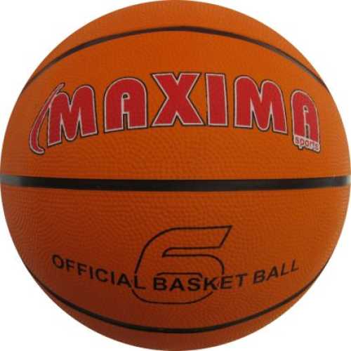 Баскетболна топка Maxima Sports, размер-6, Оранжева