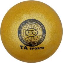 Топка за художествена гимнастика MAXIMA Златиста 15-16 см PVC