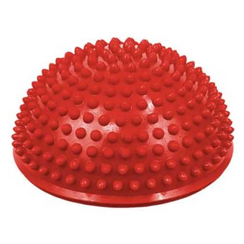 Масажна топка за баланс, полусфера Maxima, Ф16.5 см, Червен