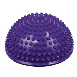Масажна топка за баланс, полусфера Maxima, Ф16.5 см, Лилав