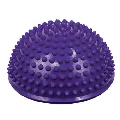 Масажна топка за баланс, полусфера Maxima, Ф16.5 см, Лилав