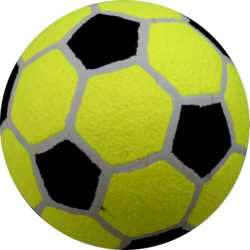 Футболна топка мъхеста Maxima, Размер 4, Гума и текстил