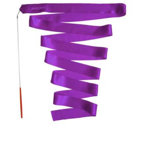 Лента за художествена гимнастика MAXIMA 4m Тъмнолилава