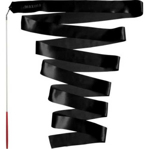 Лента за художествена гимнастика MAXIMA 4m Черна