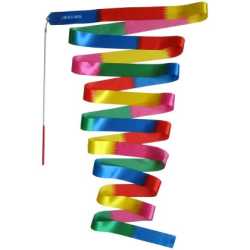 Лента за художествена гимнастика Maxima, Дъга, 4 м * 4.5 см