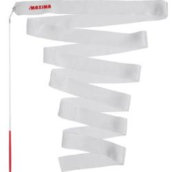 Лента за художествена гимнастика MAXIMA 6 м Бяла