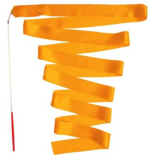 Лента за художествена гимнастика MAXIMA 6m Оранжева