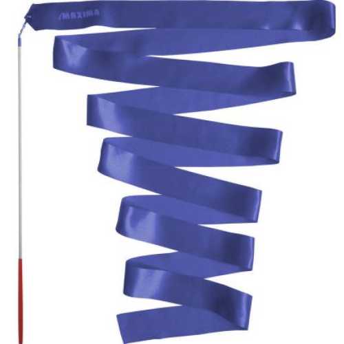 Лента за художествена гимнастика MAXIMA 6m Тъмносиня