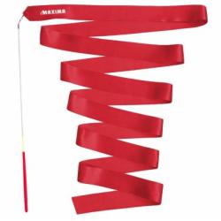 Лента за художествена гимнастика MAXIMA 6m Червена