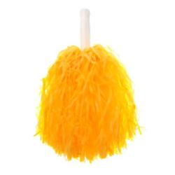 Помпон MAXIMA – 100 гр., Жълт (с дръжка)