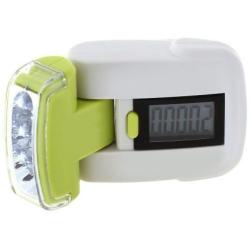 Фенерче с педометър (крачкомер) и клипс за закрепяне