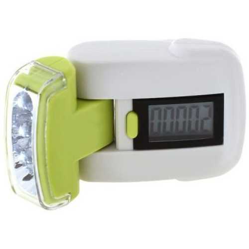 Фенерче с педометър (крачкомер) и клипс за закрепяне