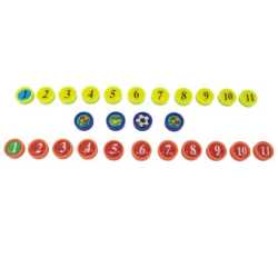 Магнити MAXIMA за треньорска дъска по футбол Ф2 см - Комплект 26 броя