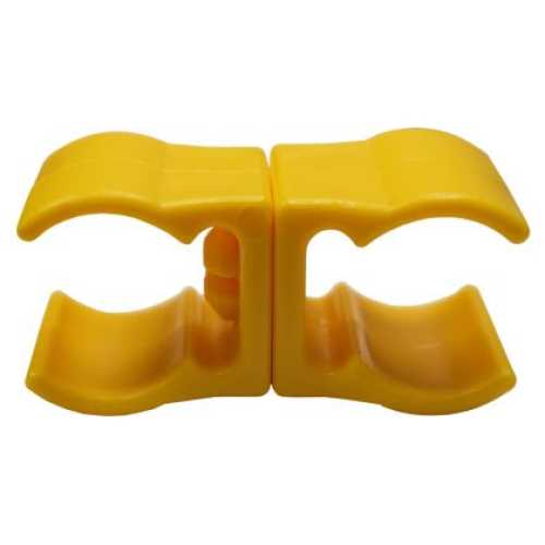 Универсална става MAXIMA за тояжки 25 мм Жълта