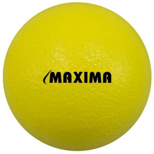 Жълта топка за доджбол MAXIMA Alligator Skin 15 см