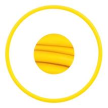 Гимнастически обръч MAXIMA 65 см - Жълт (Нечуплив)