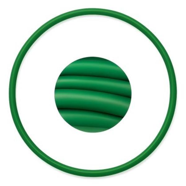 Гимнастически обръч MAXIMA 65 см - Зелен (Нечуплив)