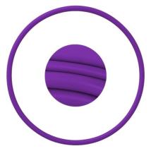 Гимнастически обръч MAXIMA 65 см - Лилав (Нечуплив)