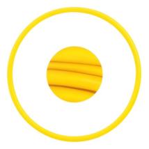 Гимнастически обръч MAXIMA 85 см - Жълт (Нечуплив)