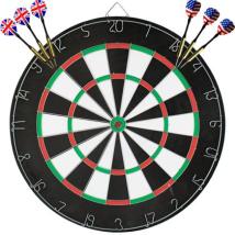 Дартс MAXIMA 45 см с 6 стрели и метална мрежа, двустранен