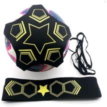 Комплект ластик с колан MAXIMA за тренировка по футбол, черен