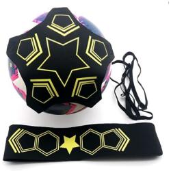 Комплект ластик с колан MAXIMA за тренировка по футбол, черен