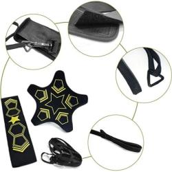 Комплект ластик с колан MAXIMA за тренировка по футбол, черен