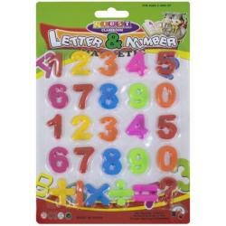 Комплект магнитни цифри и математически знаци MAXIMA 26 броя PVC