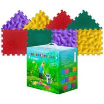 Модулен килим ORTHO PUZZLE Микс Гора 25х25 см, 8 модула