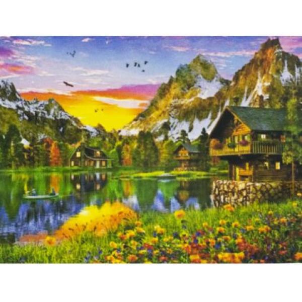 Диамантен пъзел мозайка, 30х20 см, Модел 12