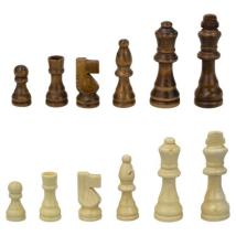 Шах комплект MAXIMA 40х40 см с полиетиленово платно и дървени фигури
