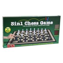 Игра 3 в 1 – шах, дама и шашки