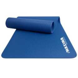 Постелка за гимнастика Maxima, 180x61x1.2 см, NBR, Синя