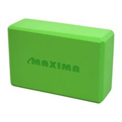 Йога блок MAXIMA 23х15х8 см Светлозелен EVA