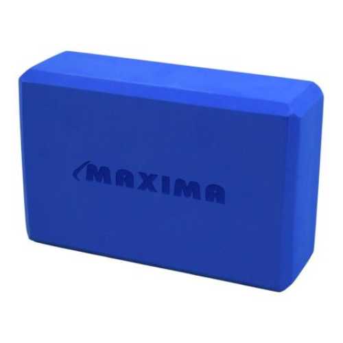 Йога блок MAXIMA 23x15x8 см Син EVA