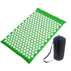Масажна постелка MAXIMA за акупресура 60 x 38 см Зелена