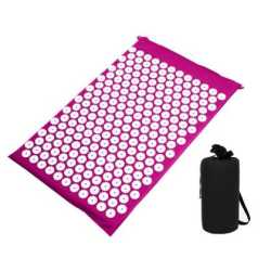 Масажна постелка MAXIMA 60x38x2 см Малиново червена