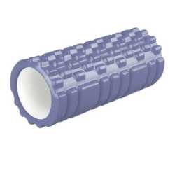 Фоумролер за пилатес и йога Maxima, Син, С релефна повърхност за масажи, 32.5х13.5х13.5 см
