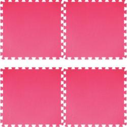 Настилка ЕVA, 61х61х1 см, 4 броя в комплект, 4 розови