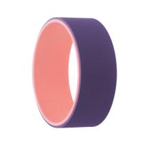 Колело за йога MAXIMA Ф32.5 х 12.5 см Лилаво с Розови Акценти