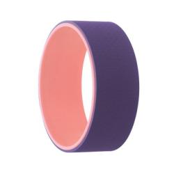 Колело за йога MAXIMA Ф32.5 х 12.5 см Лилаво с Розови Акценти