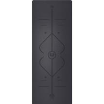 Постелка за йога и спорт с отлично сцепление, 183x68x0.4 см, Сива