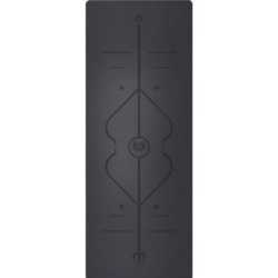 Постелка за йога и спорт с отлично сцепление, 183x68x0.4 см, Сива