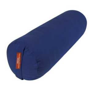 Йога болстер цилиндричен ,възглавница, зафу Maxima, Син, 71x25x25 см