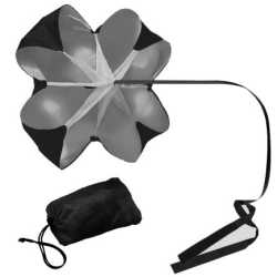 Тренировъчен парашут MAXIMA 100х100 см Черен