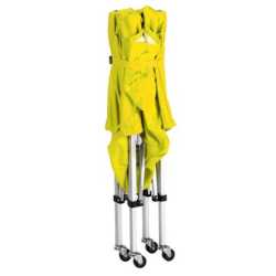 Сгъваема количка MAXIMA за топки Жълта 89 х 67 х 67 см