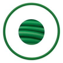 Детски гимнастически обръч MAXIMA 40 см - Зелен