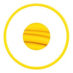 Гимнастически обръч MAXIMA 55 см - Жълт (Нечуплив)