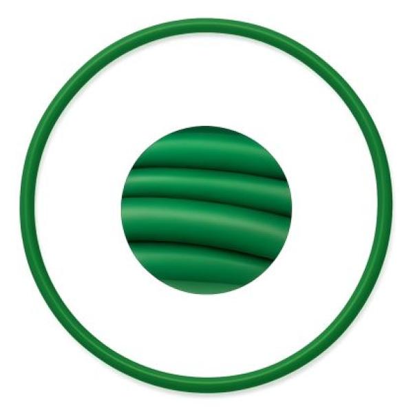 Гимнастически обръч MAXIMA 55 см - Зелен (Нечуплив)