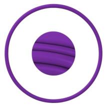 Гимнастически обръч MAXIMA 55 см - Лилав (Нечуплив)